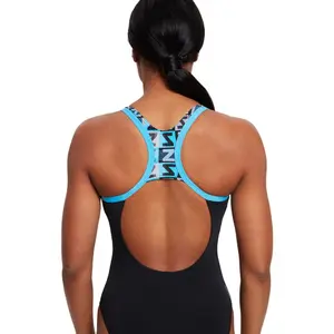 Fato de banho feminino de 1 peça Zoggs Atomback image-6