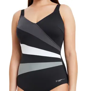 Maillot de bain 1 pièce femme Zoggs Wrap Panel Classicback image-2
