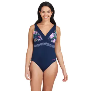 Bañador de 1 pieza para mujer Zoggs Square Back image-0