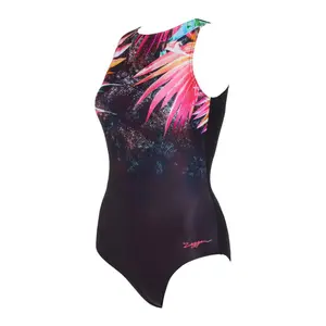 Women’s one-piece swimsuit Zoggs Hi Front image-0