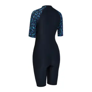 Bañador de 1 pieza para mujer con mangas estampadas Zoggs image-0