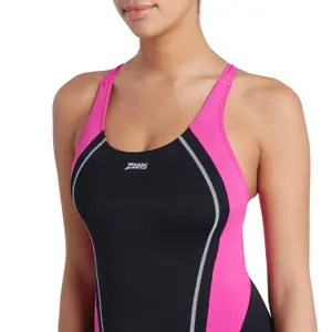 Women’s one-piece swimsuit Zoggs Eaton Flyback E+ image-5