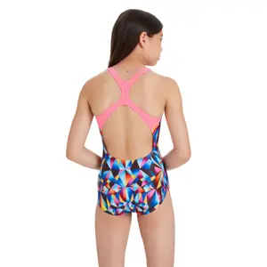 Maillot de bain 1 pièce fille Zoggs Rowleeback image-1