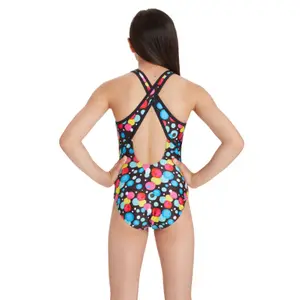 Maillot de bain 1 pièce fille Zoggs Hi Front Crossback image-1
