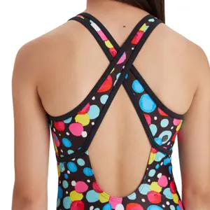 Maillot de bain 1 pièce fille Zoggs Hi Front Crossback image-2