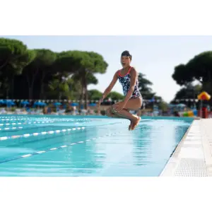 Eén stuk badpak voor meisjes Zoggs Marble Sprintback image-5