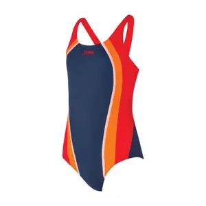 1-dels baddräkt för flickor Zoggs Toronto Flyback image-0