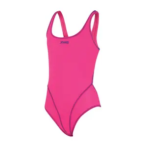 Dziewczęcy jednoczęściowy kostium kąpielowy Zoggs Melbourne Haxback image-0