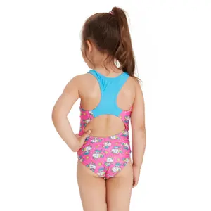 Maillot de bain 1 pièce fille Zoggs Actionback image-1