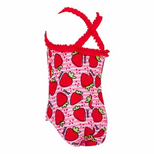 Maillot de bain 1 pièce fille Zoggs Ruffle Crossback image-1
