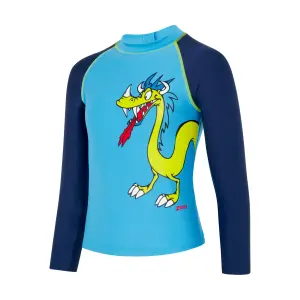 Haut de maillot de bain enfant Zoggs Long Sleeve Zip Sun Top image-0