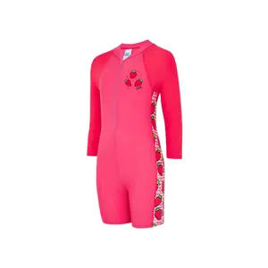 Maillot de bain 1 pièce manches longues fille Zoggs All In One image-0