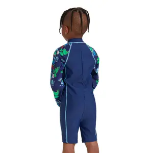 Maillot de bain 1 pièce manches longues enfant Zoggs All In One image-3