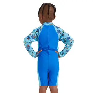 Maillot de bain 1 pièce manches longues enfant Zoggs All In One image-2