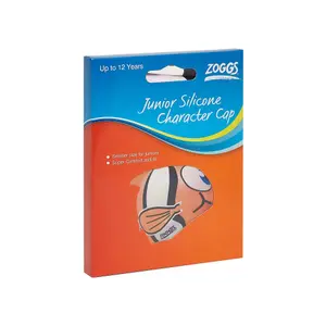 Mehrfarbige Silikon-Badekappe mit Kinder Zoggs image-2