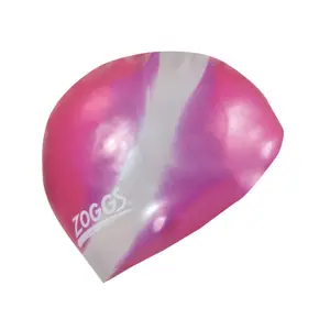 Multicolored silicone bathing cap Zoggs image-0