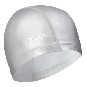 Nylon and elastane swim cap with coating Zoggs PU image-0