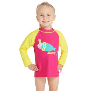 T-shirt de bain zippé à manches longues bébé Zoggs image-1