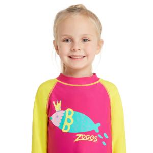 T-shirt de bain zippé à manches longues bébé Zoggs image-2