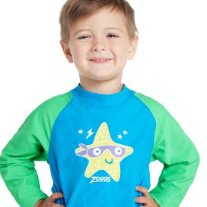 T-shirt de bain zippé à manches longues bébé Zoggs image-4