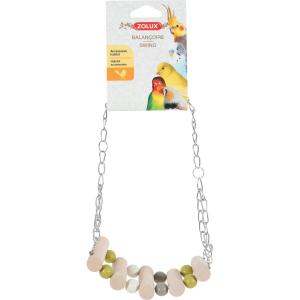 Baloiço suspenso com ponte de madeira e corrente para periquitos Zolux image-1