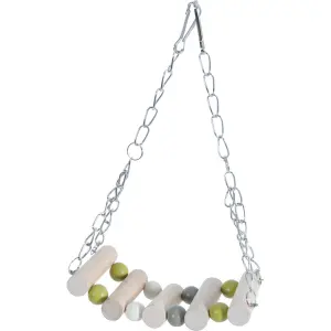 Baloiço suspenso com ponte de madeira e corrente para periquitos Zolux image-0