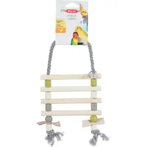 Touwladder voor vogels met leer Zolux image-0