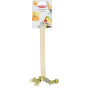 Perchoir bois corde pour oiseau Zolux image-0