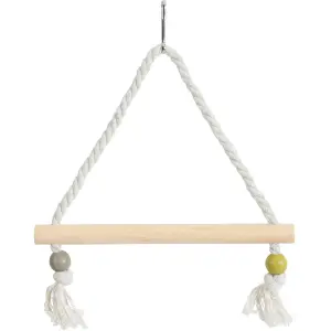 Wooden bird swing with rope Zolux image-4