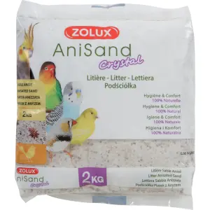 Litière sable anisand crystal pour oiseaux Zolux image-0