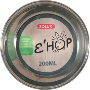 Μπολ από ανοξείδωτο χάλυβα για τρωκτικά Zolux Ehop image-1