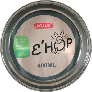 Stainless steel bowl for rodents Zolux Ehop image-1