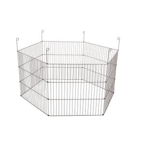 275007-parc-metal-hexagonal-exterieur-pour-rongeur-zolux-gris-120-cm