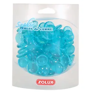 Sapphire glass beads Zolux image-0