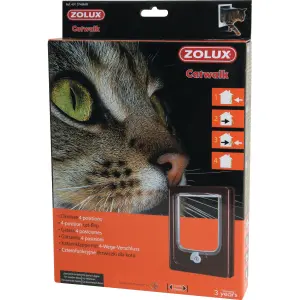 4-position cat flap for wooden doors Zolux Catwalk