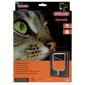 Gatera de 2 posiciones para puerta de madera Zolux image-2