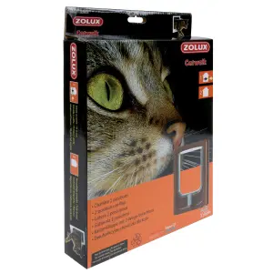 Gatera de 2 posiciones para puerta de madera Zolux image-1