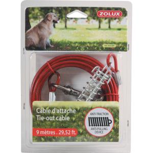 403409-bindekabel-og-fjeder-til-hunde-zolux-rod-rod-9-m