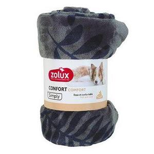 409637ant-hundedecke-cocon-mit-blattmotiv-zolux-anthrazit