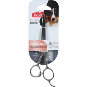 Straight dog grooming scissors Zolux image-1