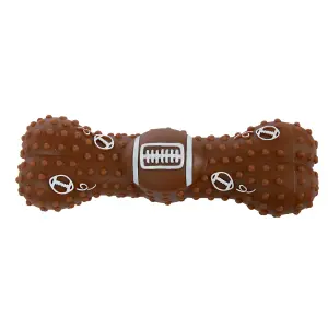 Bone-shaped American soccer toy for dogs Zolux image-1