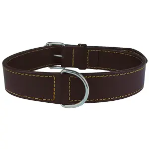Collier en cuir doublé pour chien Zolux image-0