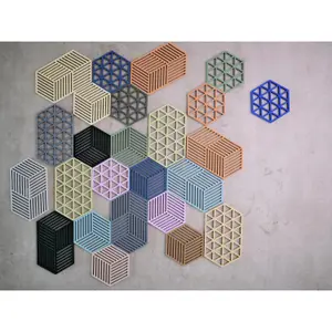 Topfuntersetzer Zone Denmark Hexagon image-1