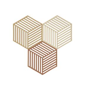 Onderzetter Zone Denmark Hexagon (x3)