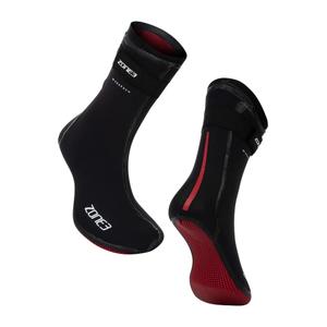 ozoac010005k008-badesocken-zone3-heat-tech-warmth-schwarz-rot