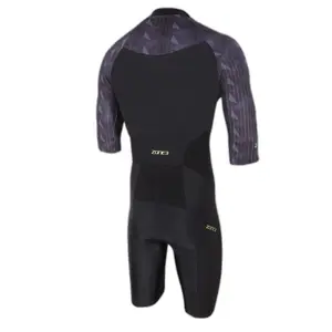 Tri-functioneel pak met korte mouwen Zone3 Lava image-1