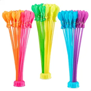 Pack of 100 tropical balloons Zuru Bunch (x100) image-1