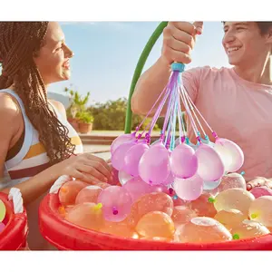 Pack of 100 tropical balloons Zuru Bunch (x100) image-2