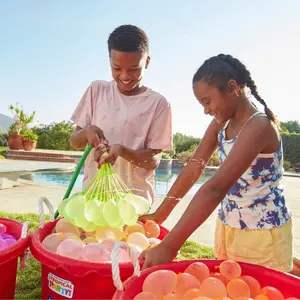 Pack of 100 tropical balloons Zuru Bunch (x100) image-6