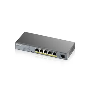 Commutateur géré 6 ports longue portée Zyxel CCTV POE 60W 802.3BT